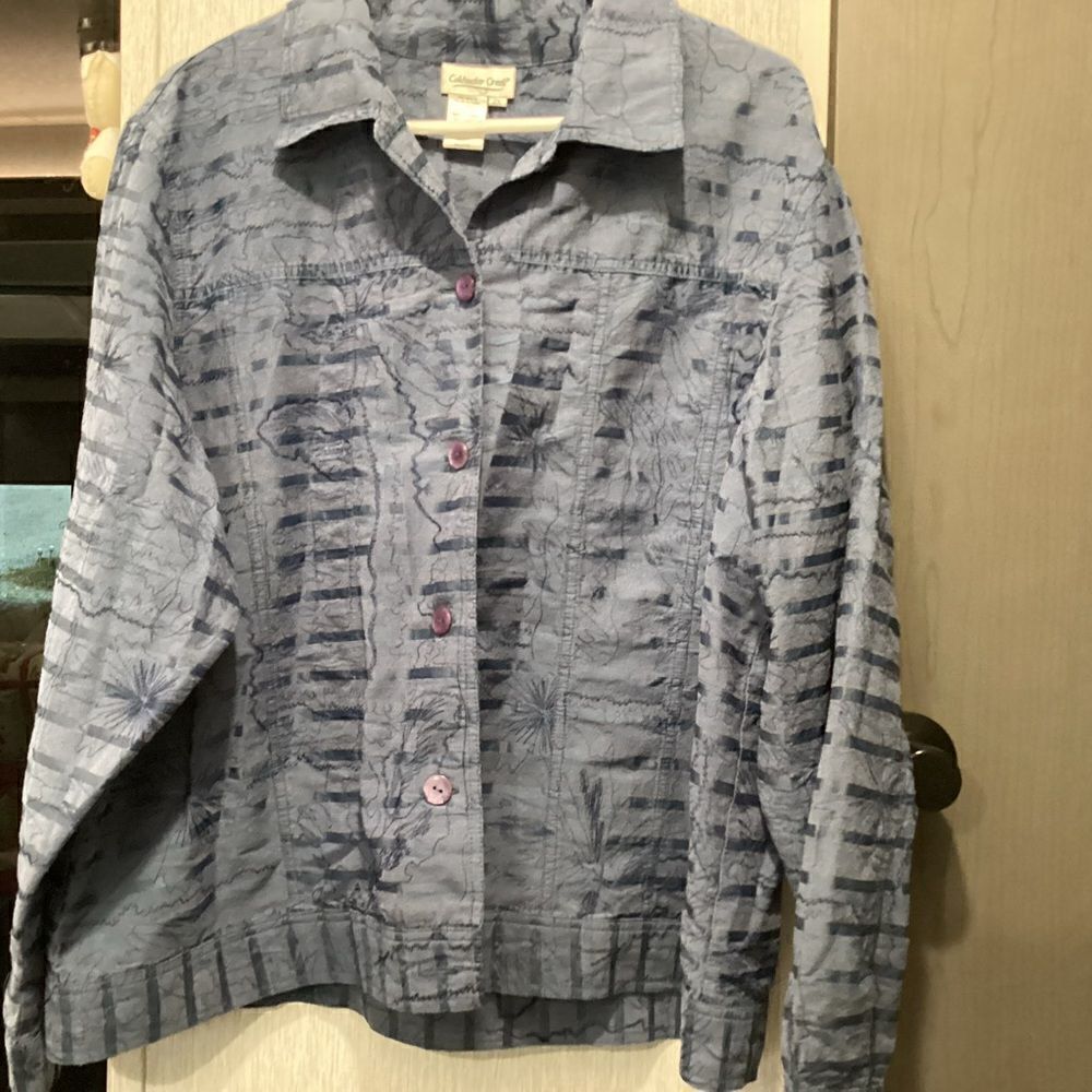 NWOT Coldwater Creek Women’s Size 2X Silk & Polyester Blend Jacket